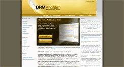 Desktop Screenshot of ormprofiler.com